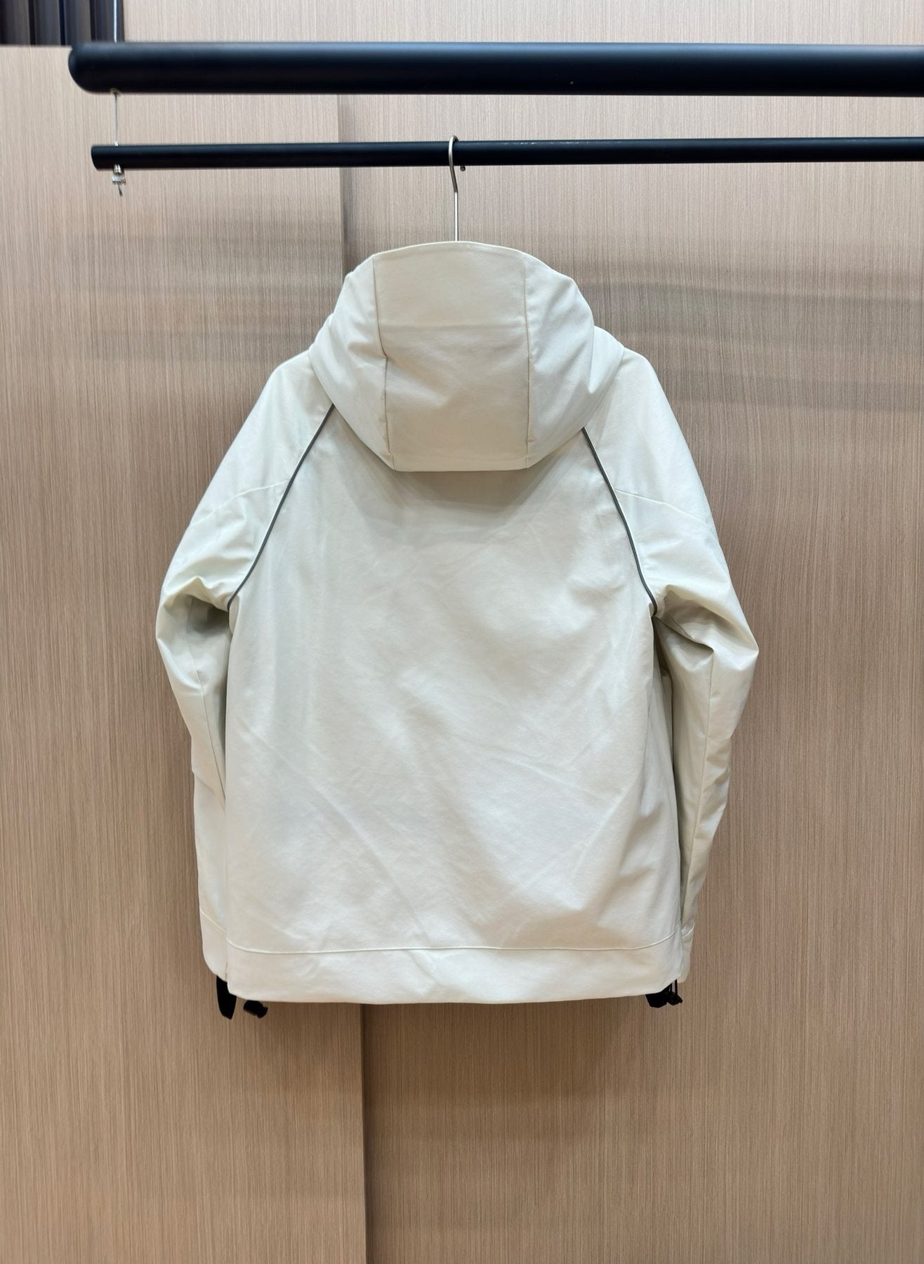 Burberry Hooded Utility Short Down Jacket — back