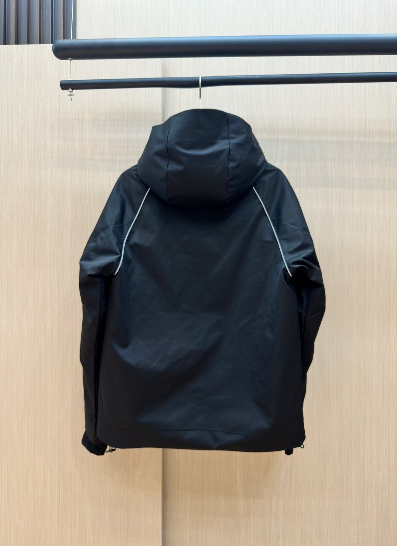 Burberry Hooded Utility Short Down Jacket — back