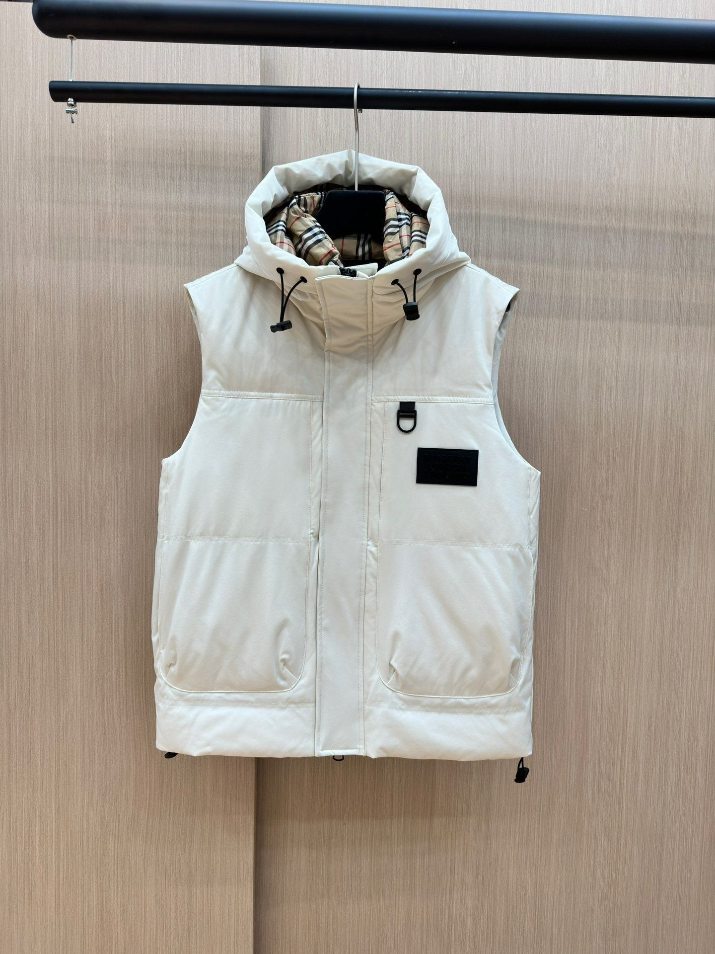 Burberry Hooded Padded Down Vest — hero