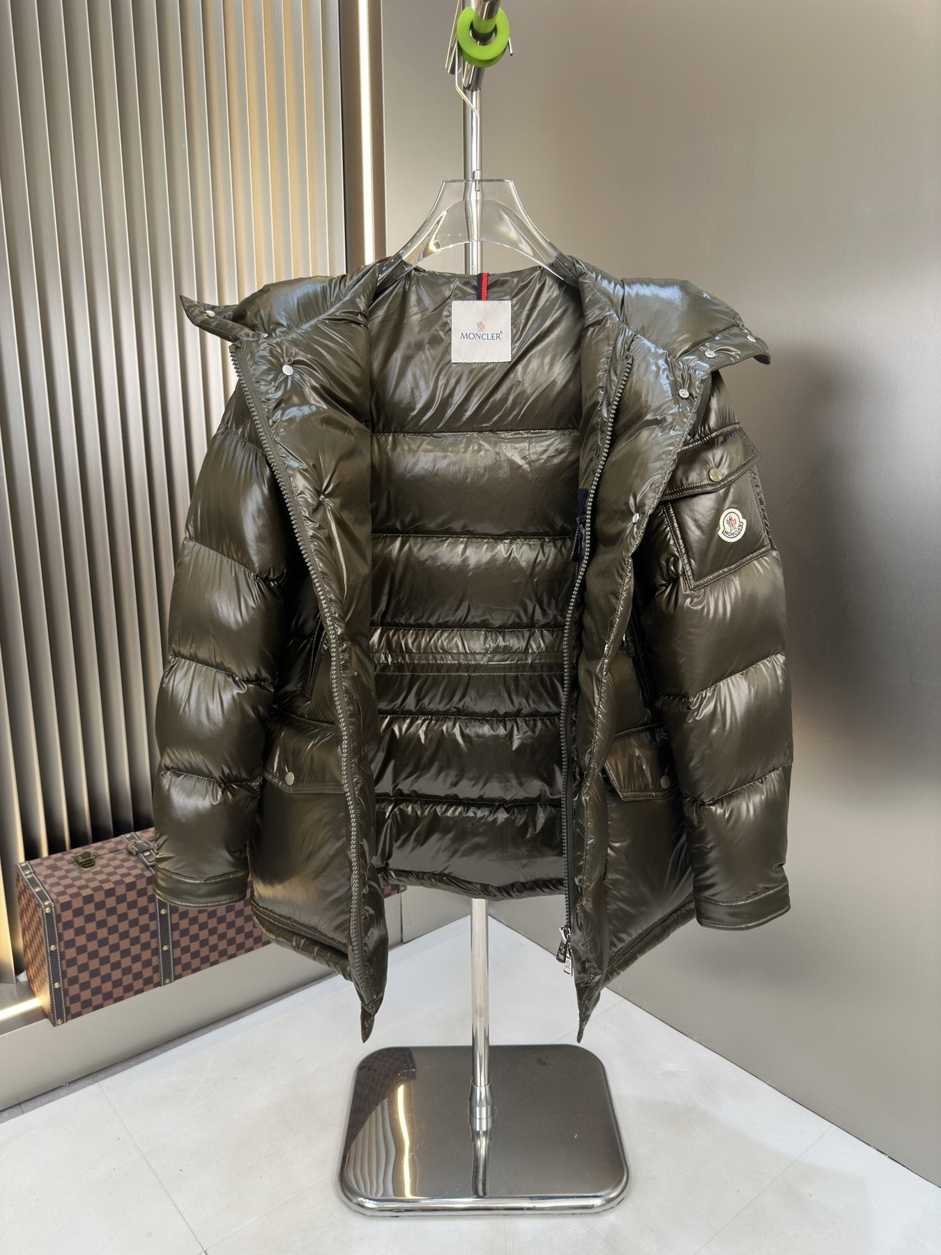 Men Moncler coat Hooded Quilted Puffer Jacket — context