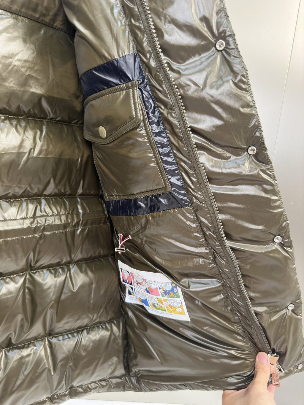 Men Moncler coat Hooded Quilted Puffer Jacket — detail