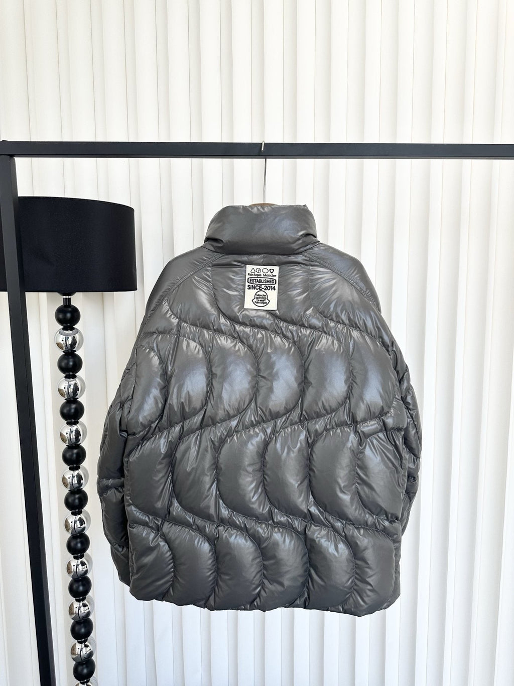 Moncler Quilted Short Down Coat — back