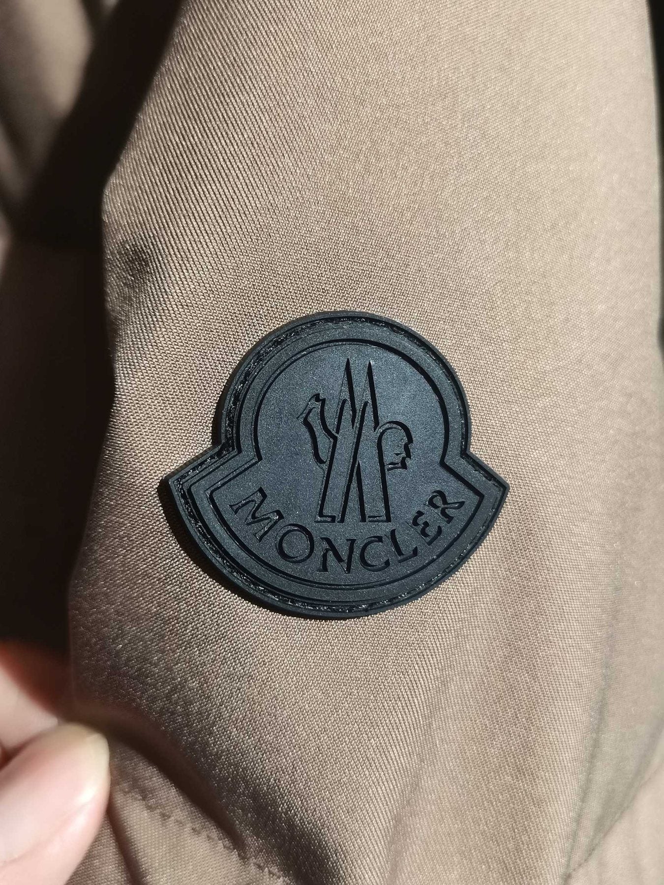 Moncler Men's Quilted Puffer Coat — fabric_closeup