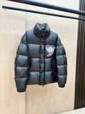 Moncler Pixel Ski Cartoon Patch Puffer Coat — hero