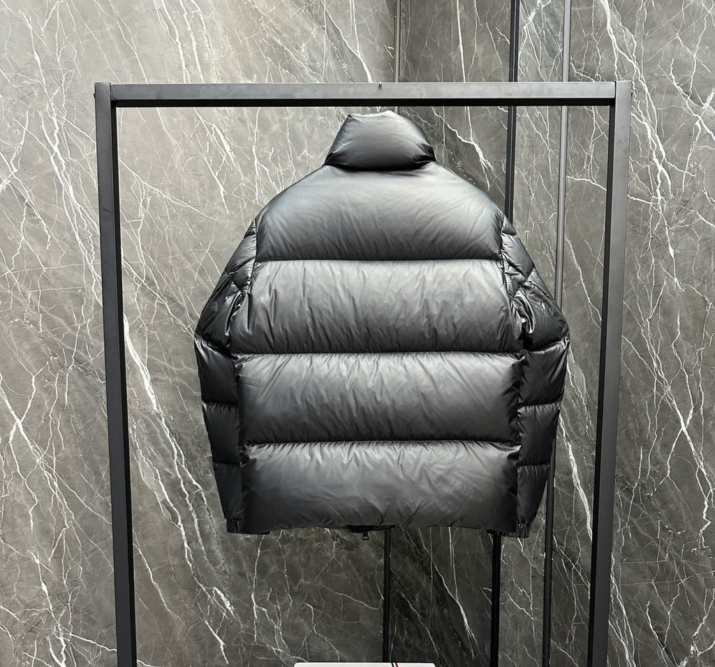Moncler Pixel Ski Cartoon Patch Puffer Coat — back