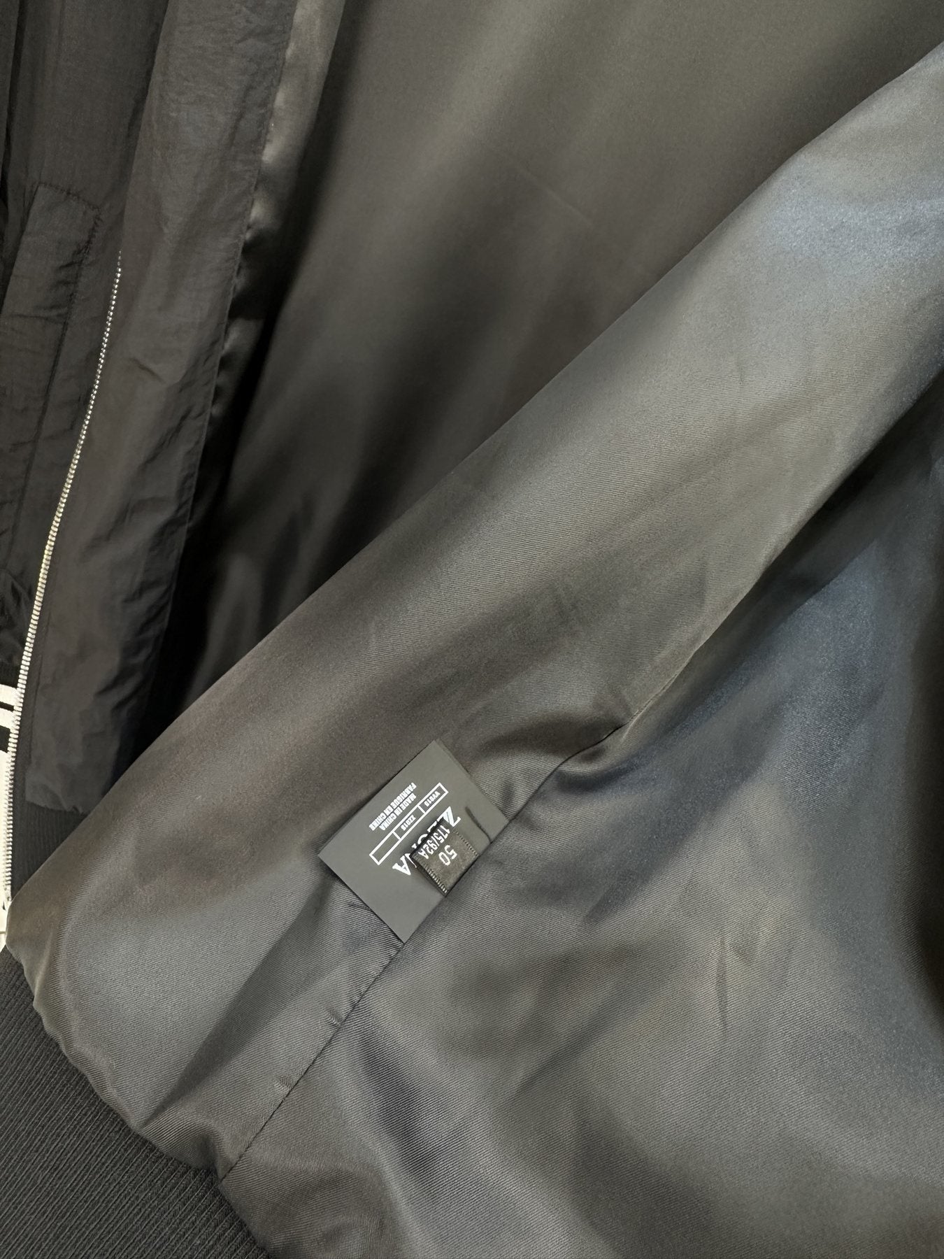 Zegna Hooded Full-Zip Windbreaker — fabric_closeup