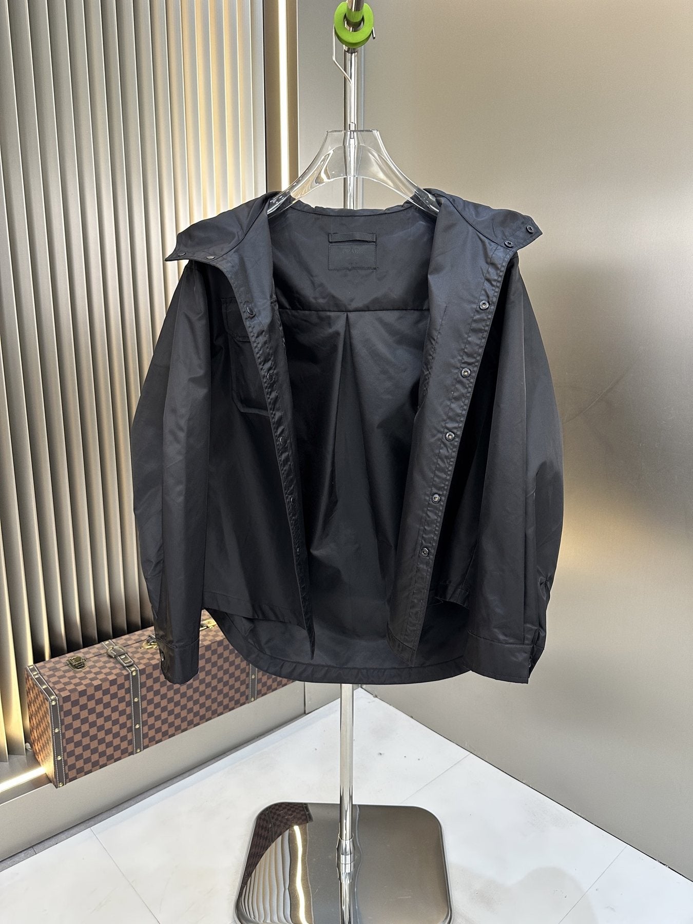 Prada Hooded Utility Jacket — detail