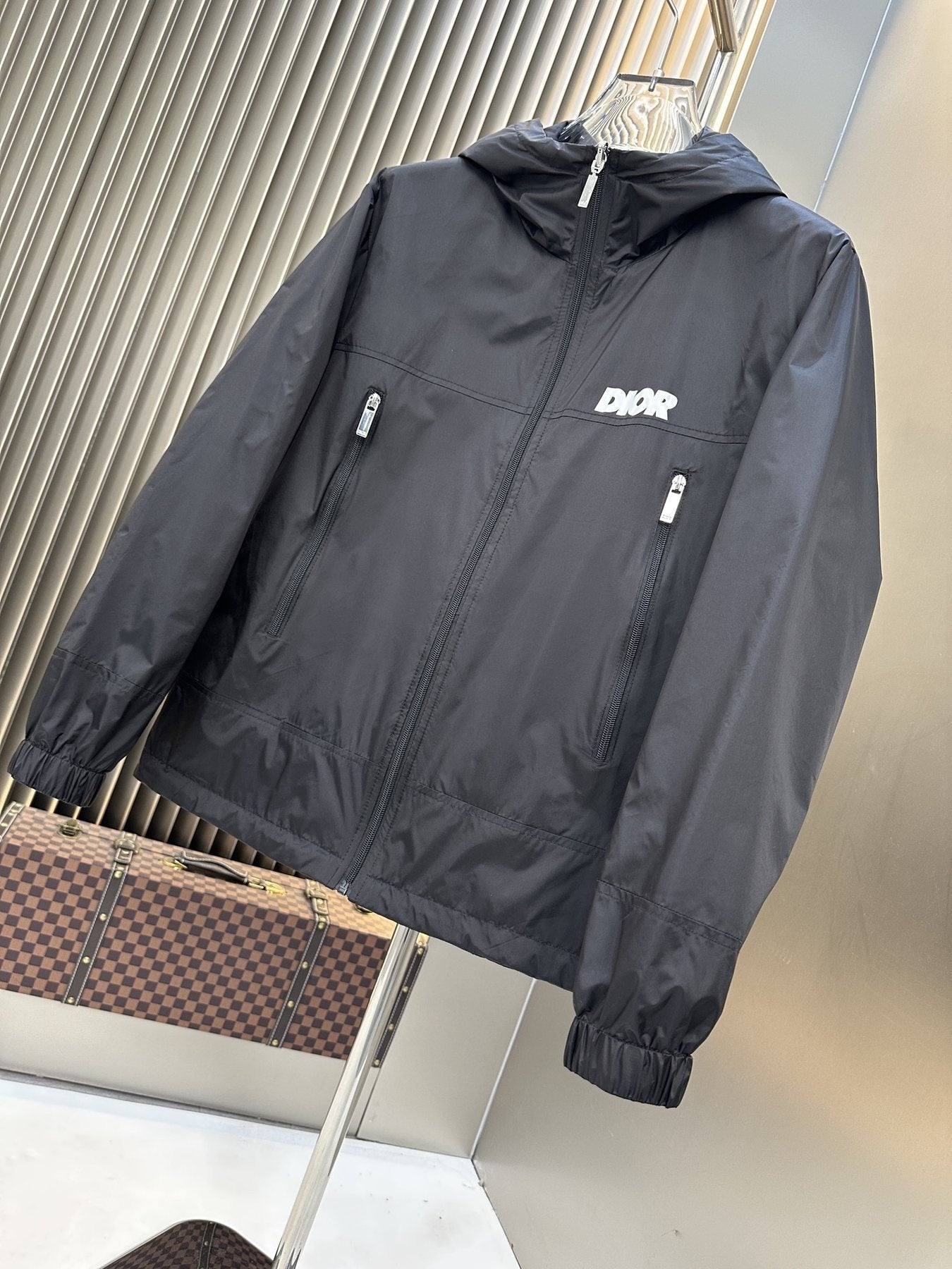 2026 Original Jacket Hooded Wordmark Windbreaker — detail