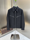 Zegna Zip-Front Collared Jacket — hero