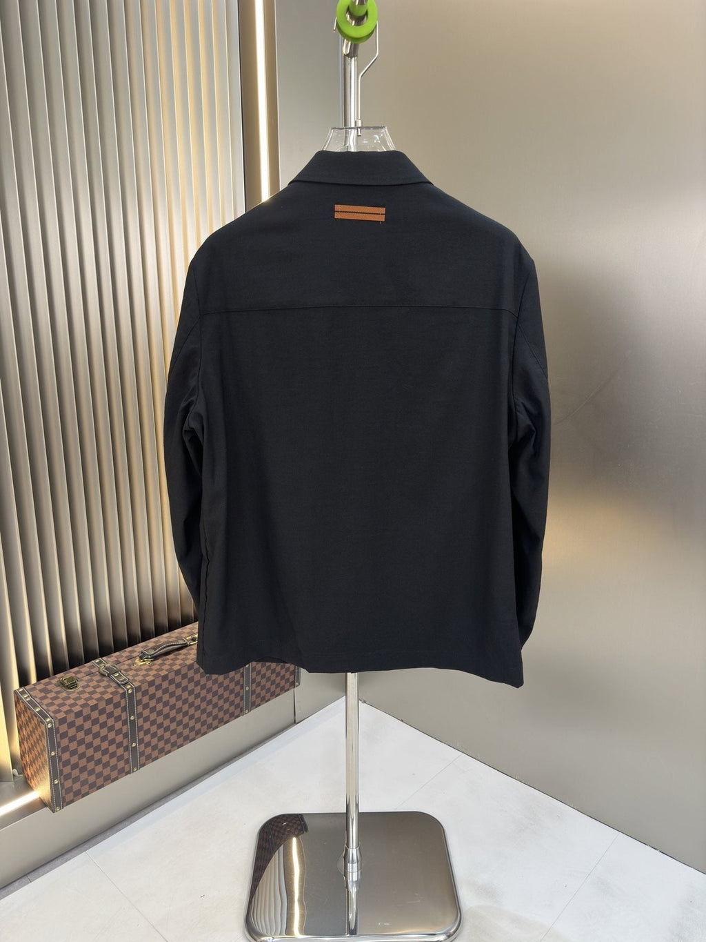 Zegna Lined Button-Front Jacket — back