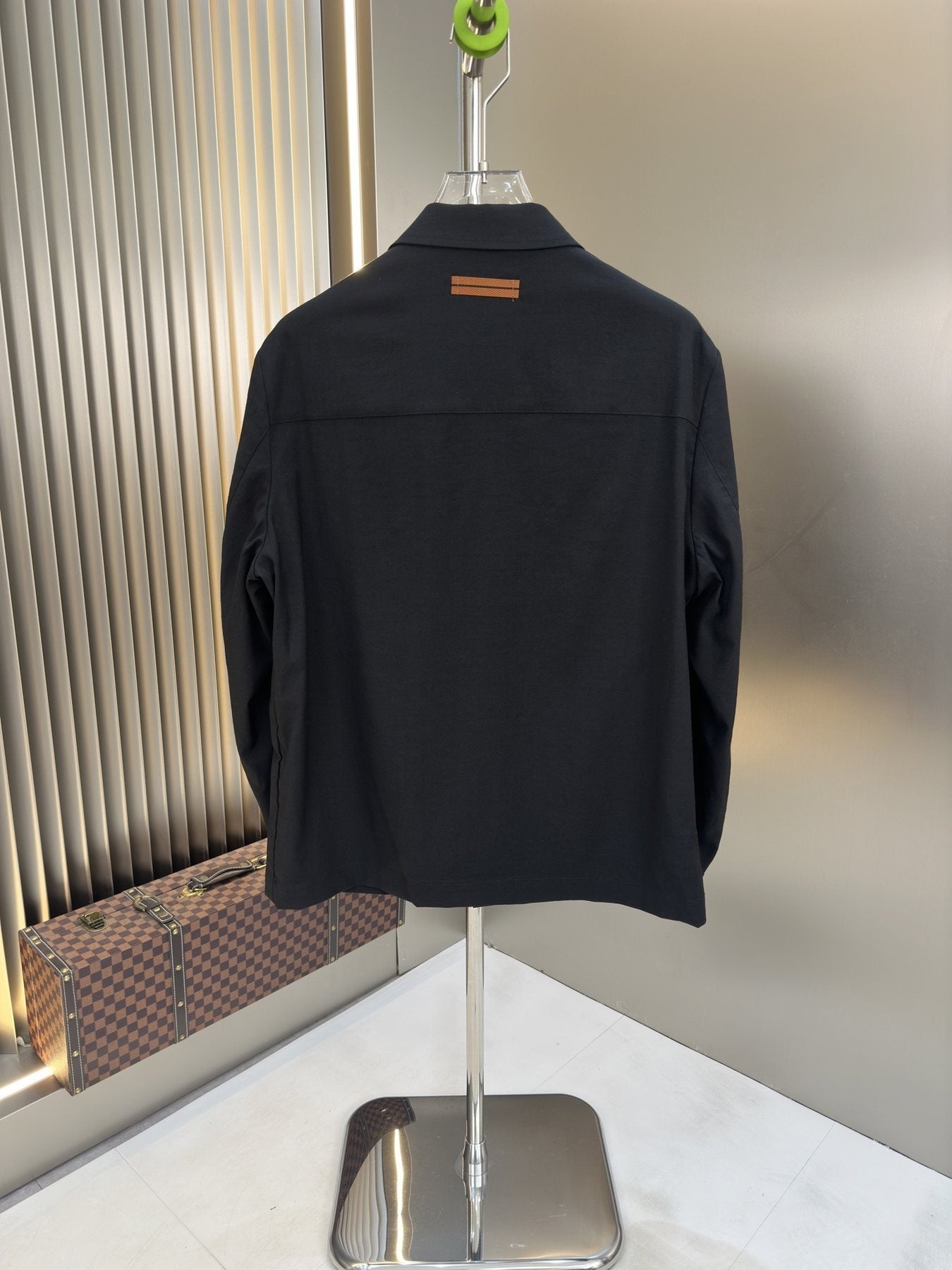 Zegna Lined Button-Front Jacket — back