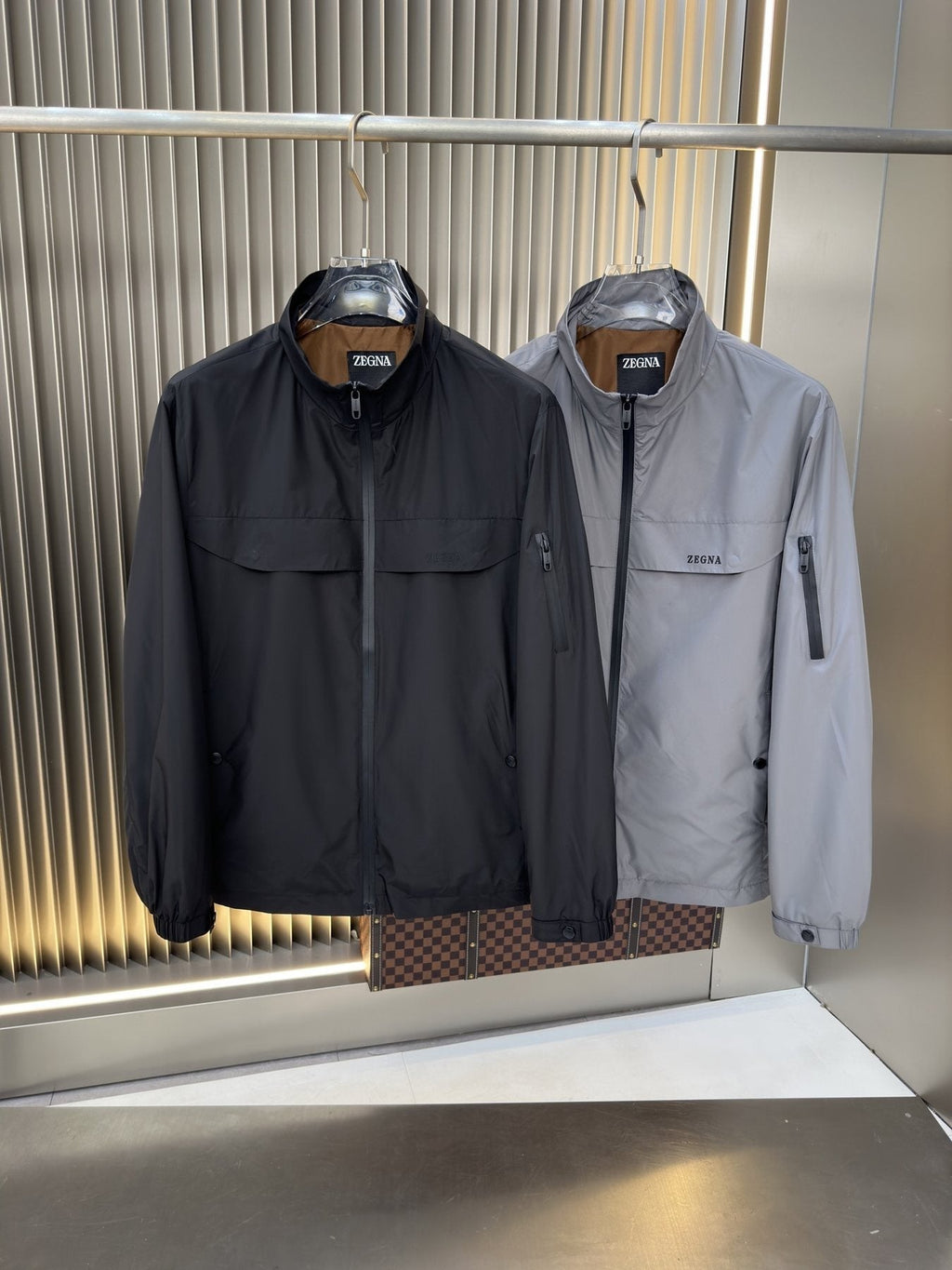 Zegna Zip-Front Utility Jacket — comparison