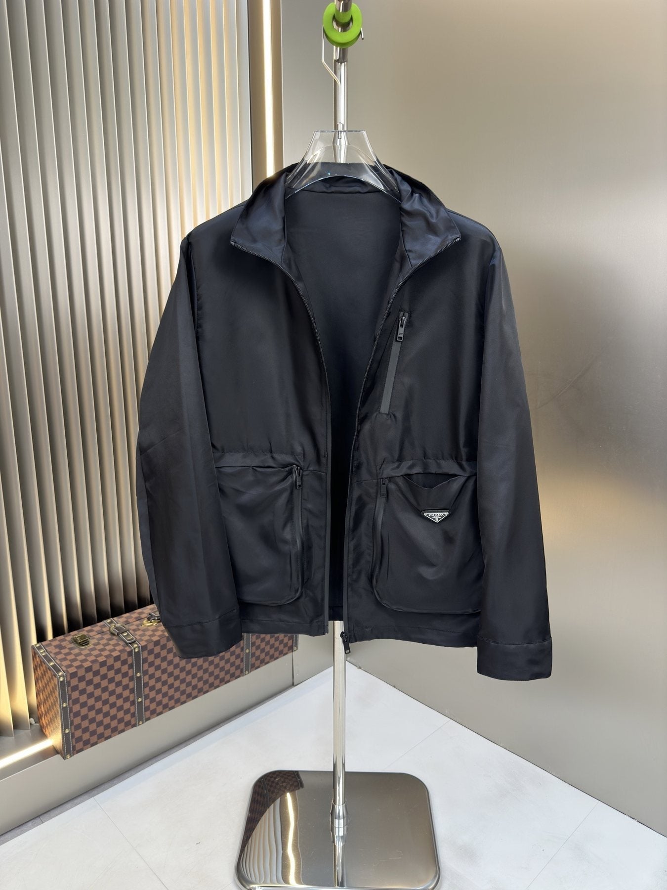 Prada Utility Pocket Zip Jacket — front