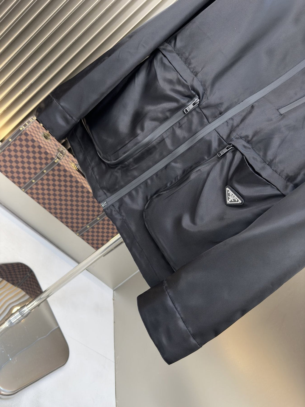 Prada Utility Pocket Zip Jacket — detail