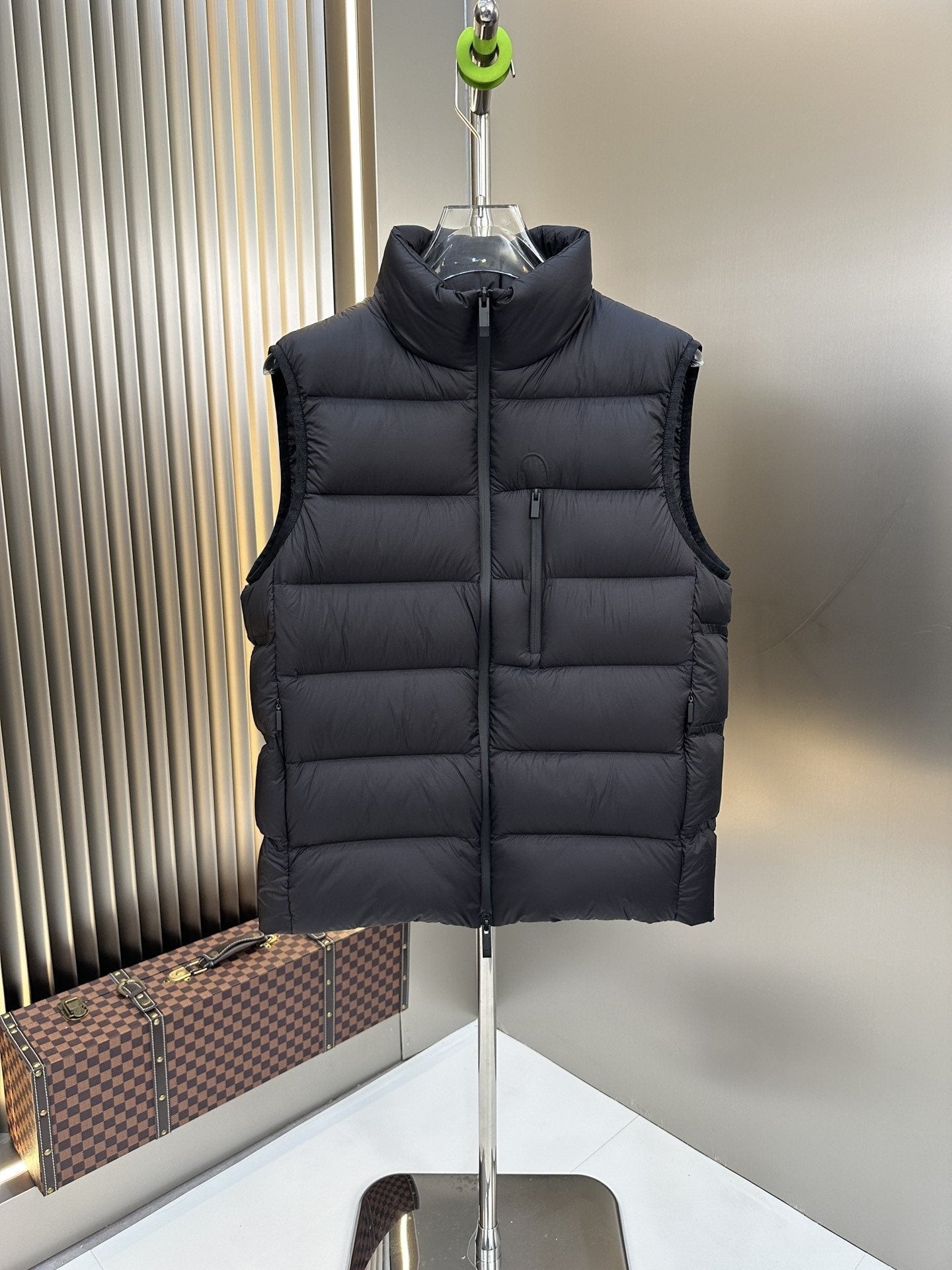 Moncler Quilted Zip-Front Puffer Vest — hero