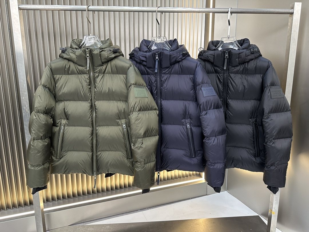 Burberry Hooded Puffer Jacket — comparison