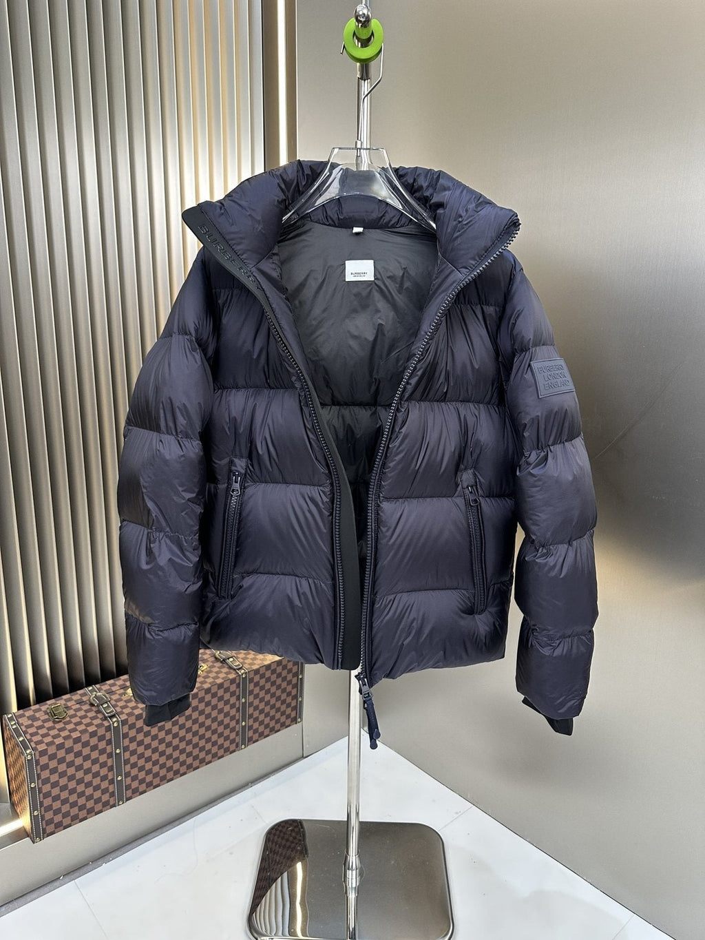 Burberry Hooded Puffer Jacket — detail
