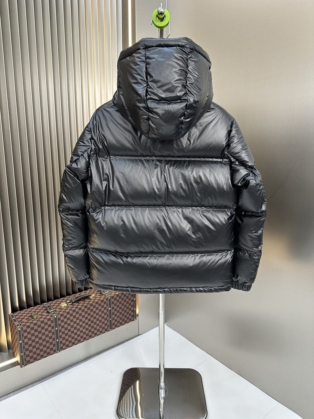 Prada Hooded Quilted Puffer Jacket — back