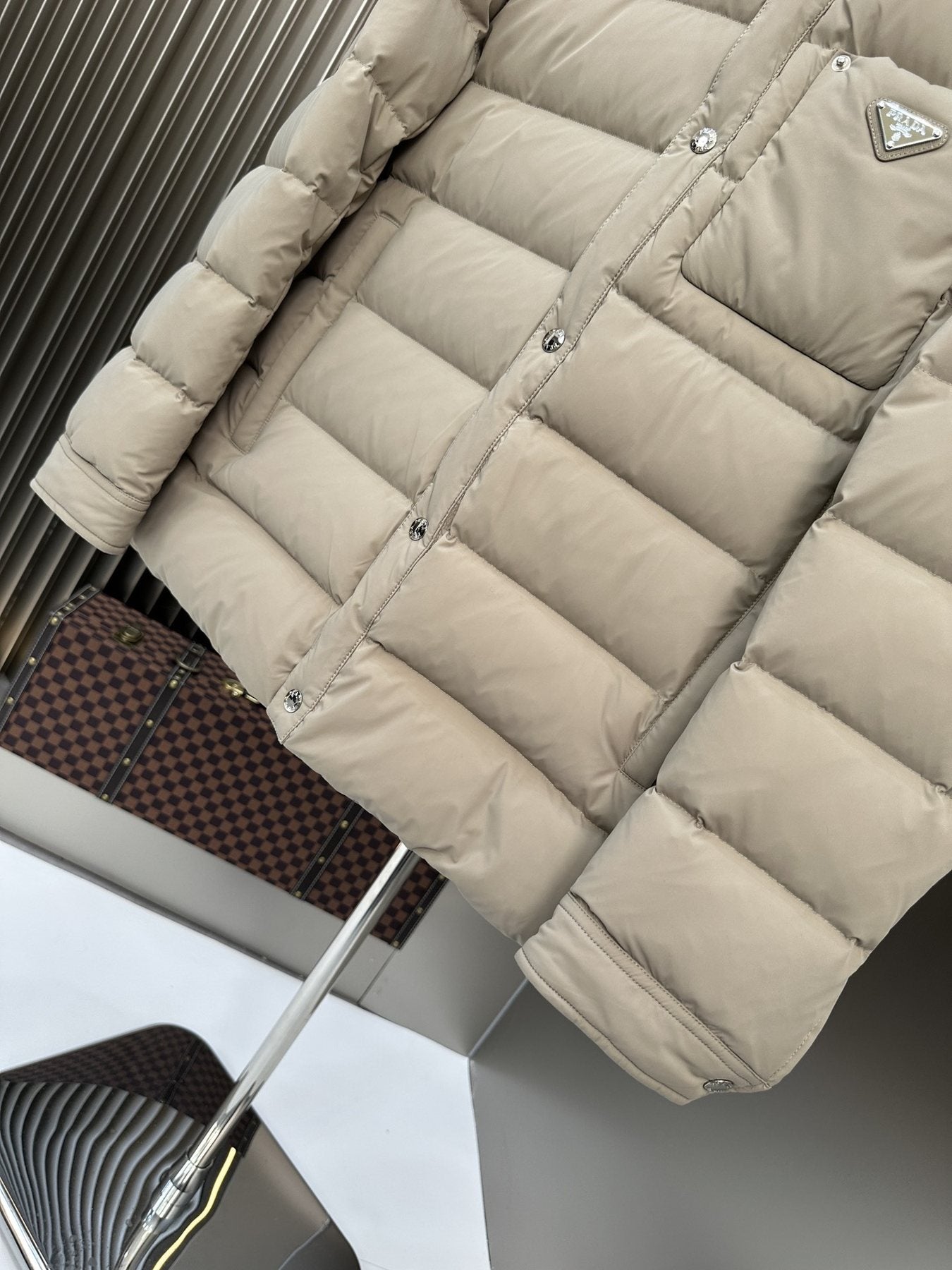 Prada Quilted Puffer Jacket — detail