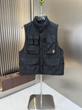 Moncler Quilted Utility Down Vest — hero