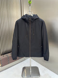 Zegna Hooded Asymmetric-Zip Jacket — hero