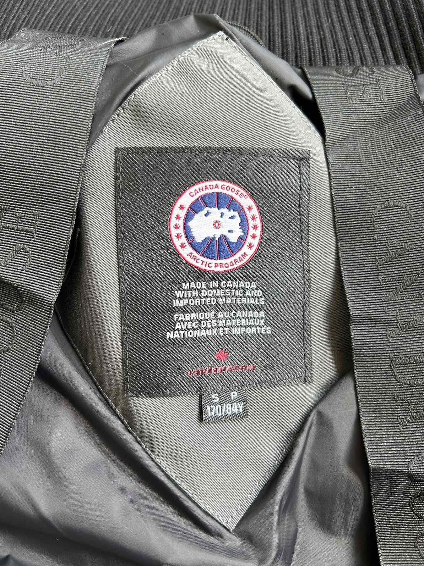 Canada Goose Stand-Collar Zip Jacket — neck_label