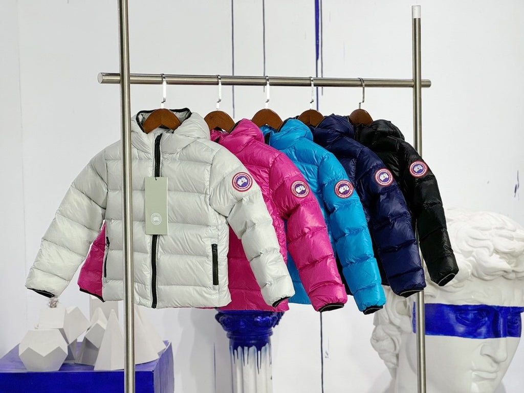 Canada Goose Kids' Hooded Quilted Down Jacket — comparison