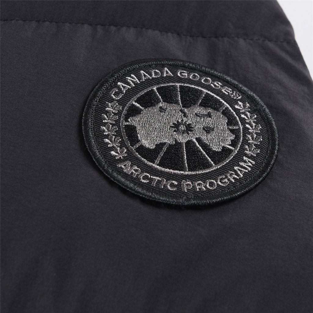 Canada Goose Longline Hooded Puffer Jacket — fabric_closeup