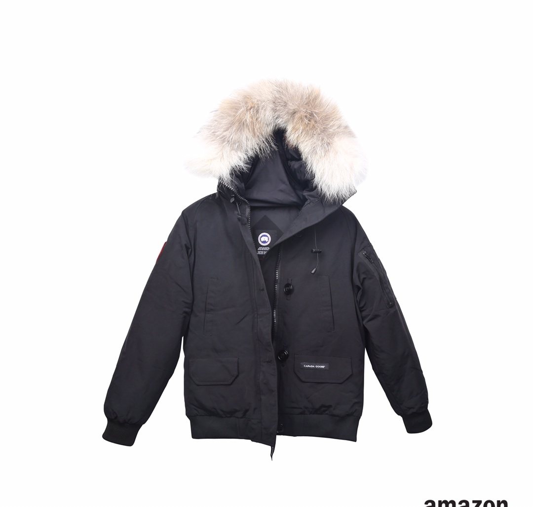 Canada Goose Fur-Trim Hooded Puffer Jacket — hero