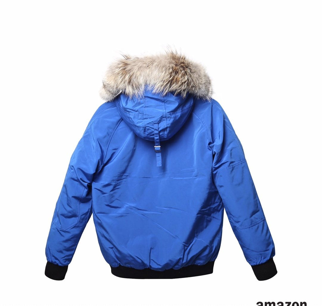 Canada Goose Fur-Trim Hooded Puffer Jacket — back