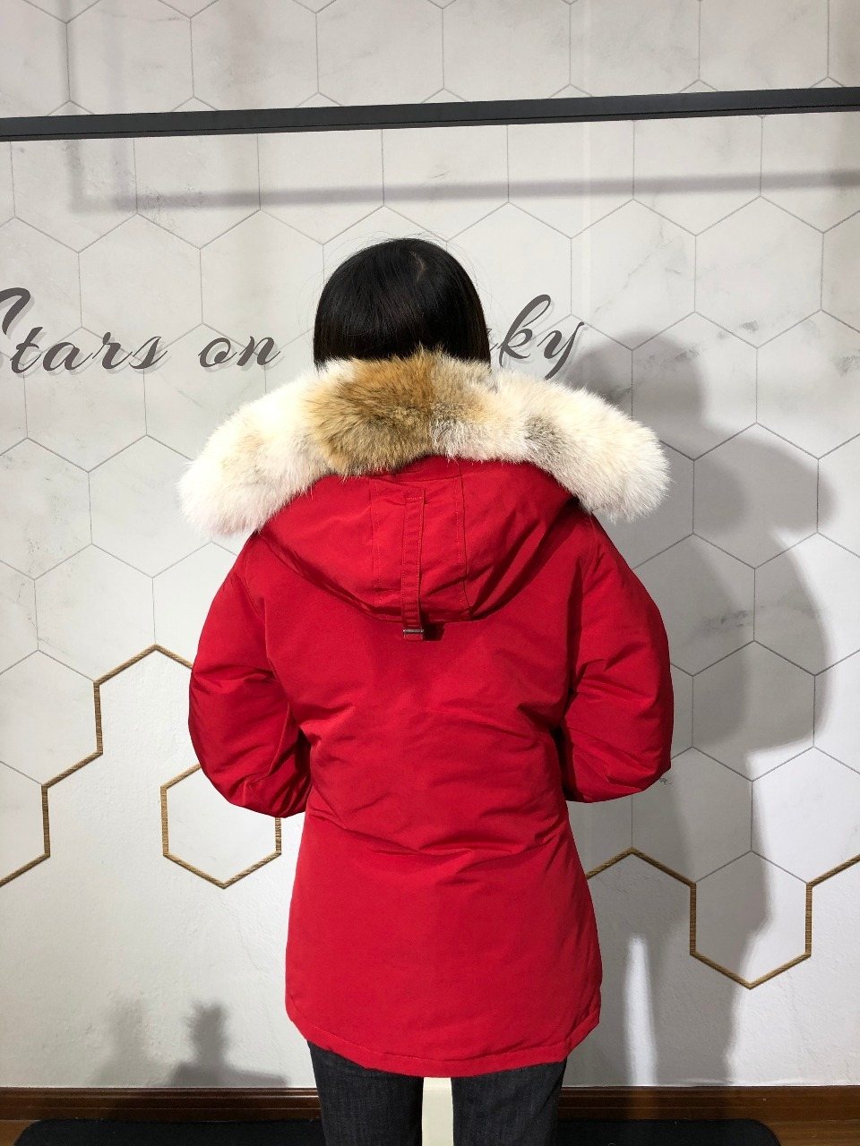 Canada Goose Women's Fur-Trim Hooded Parka Jacket — back