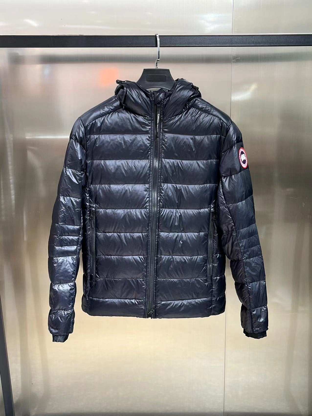 Canada Goose Hooded Short Down Jacket — hero
