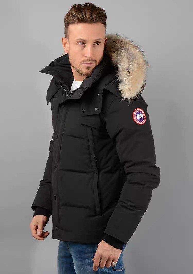 Canada Goose Fur-Trim Hood Puffer Jacket — hero