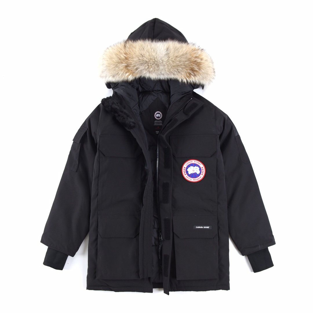 Canada Goose Hooded Fur-Trim Puffer Jacket — front