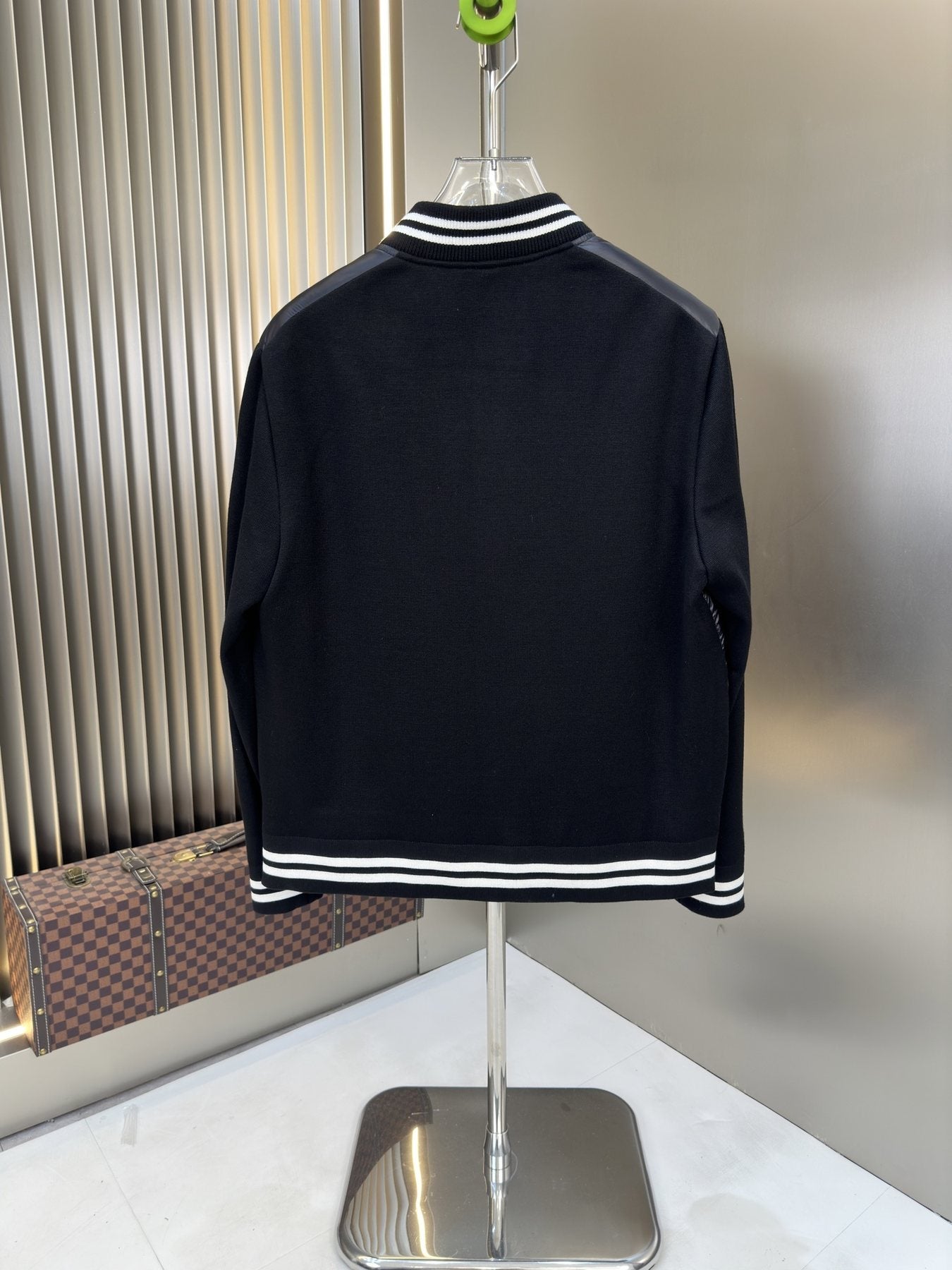 Moncler Quilted Varsity Coat — back