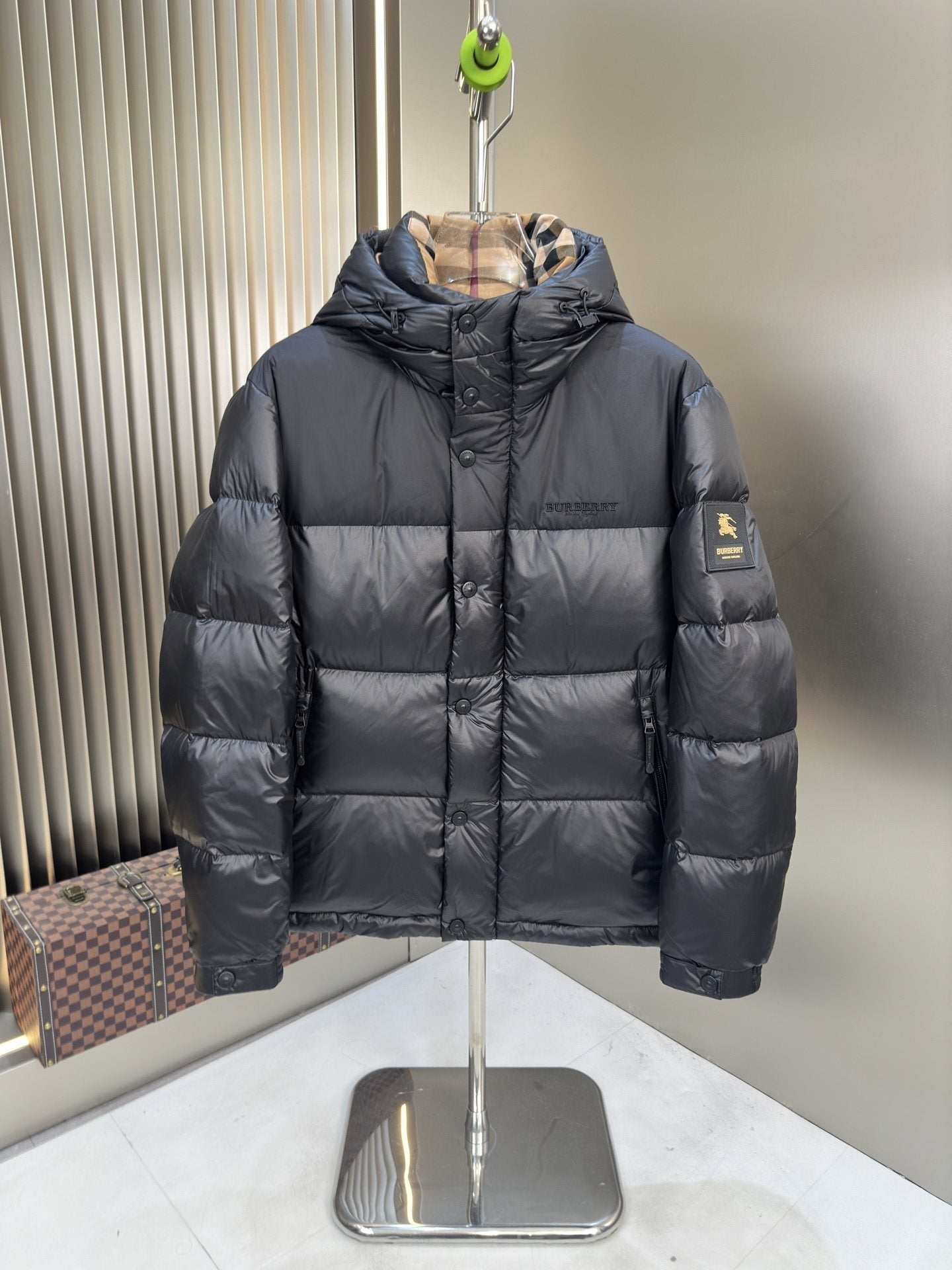 Burberry Hooded Quilted Puffer Jacket — hero
