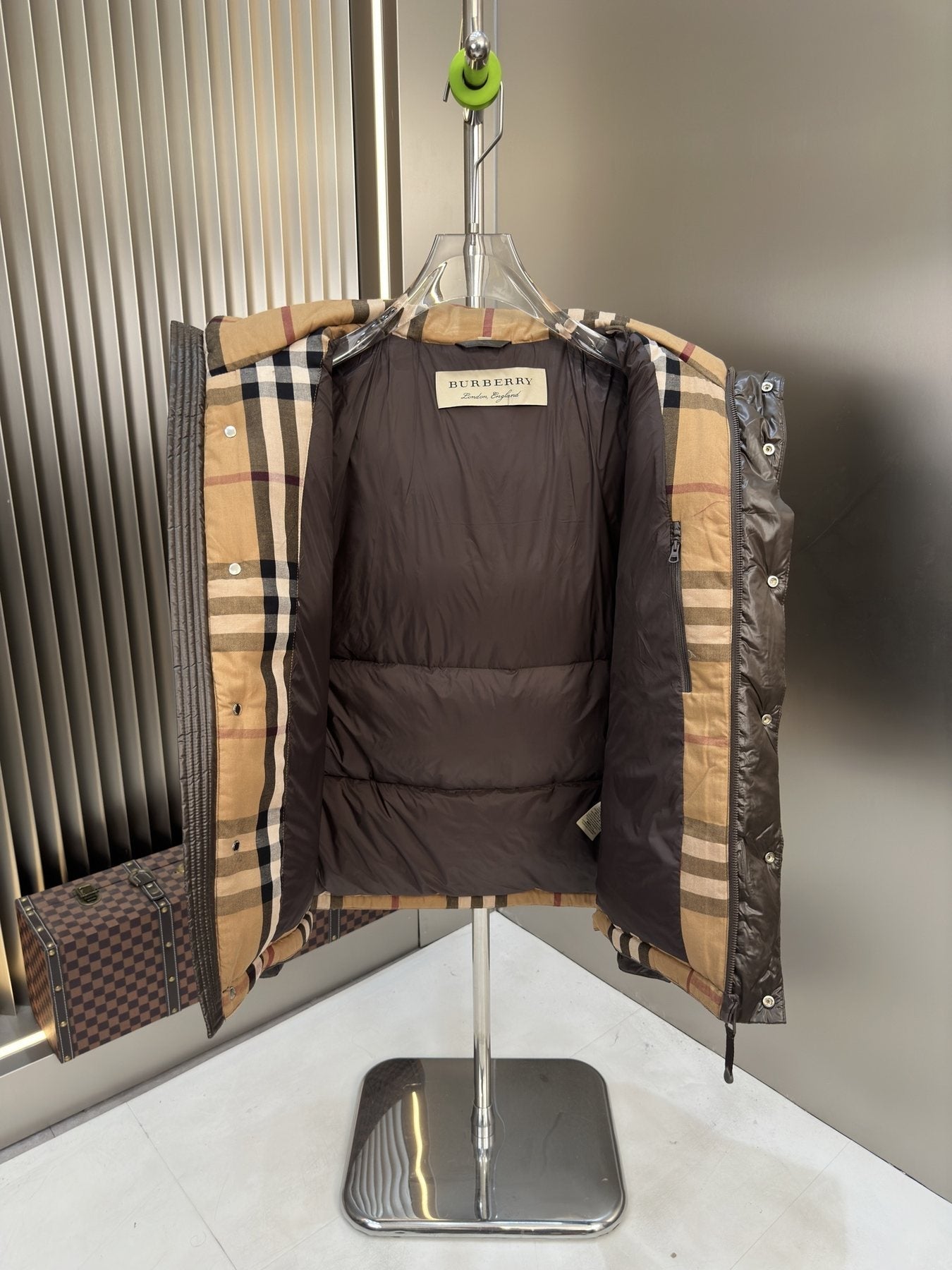 Burberry Hooded Quilted Puffer Jacket — detail