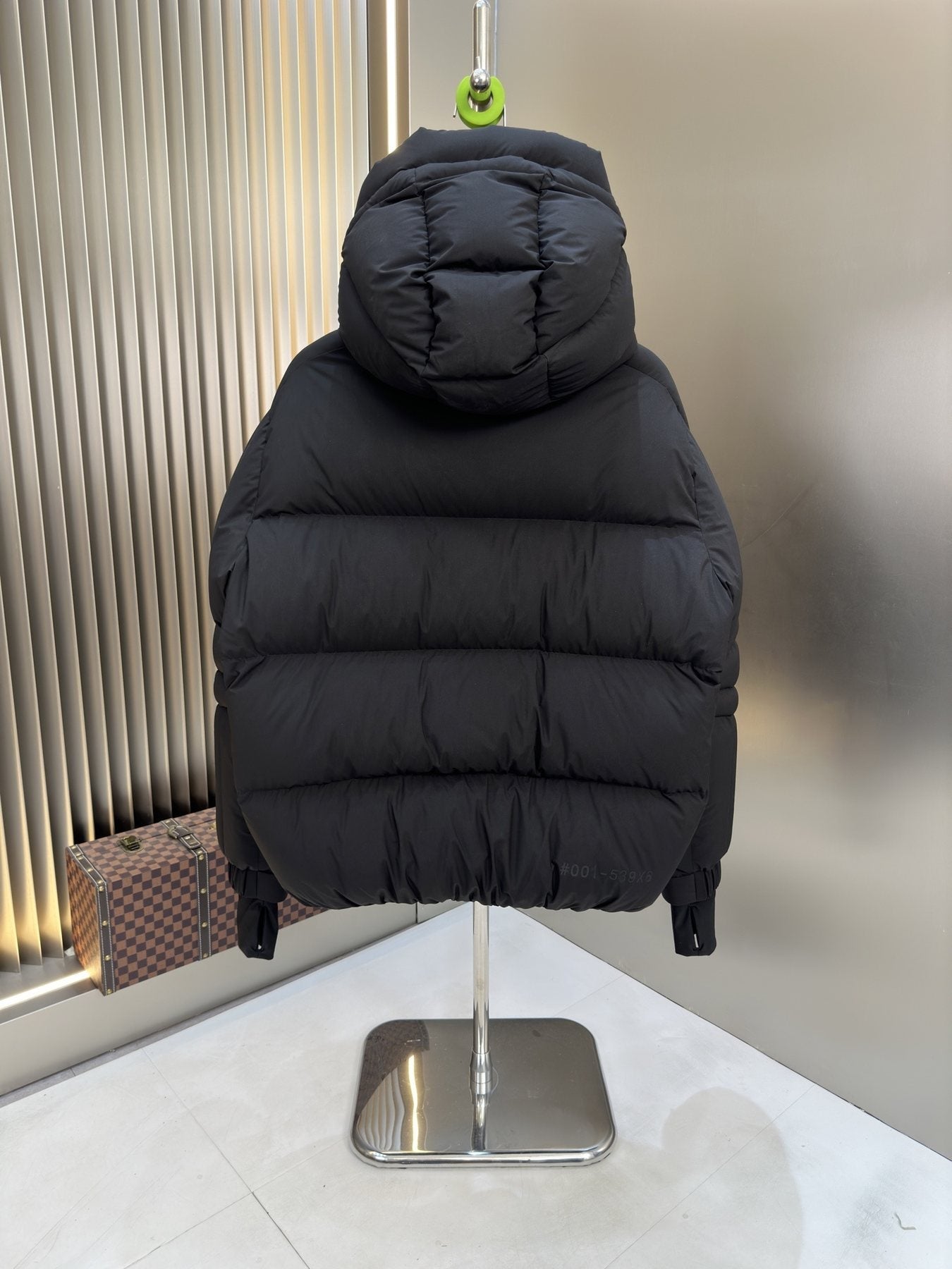 Moncler Quilted Hooded Puffer Coat — back