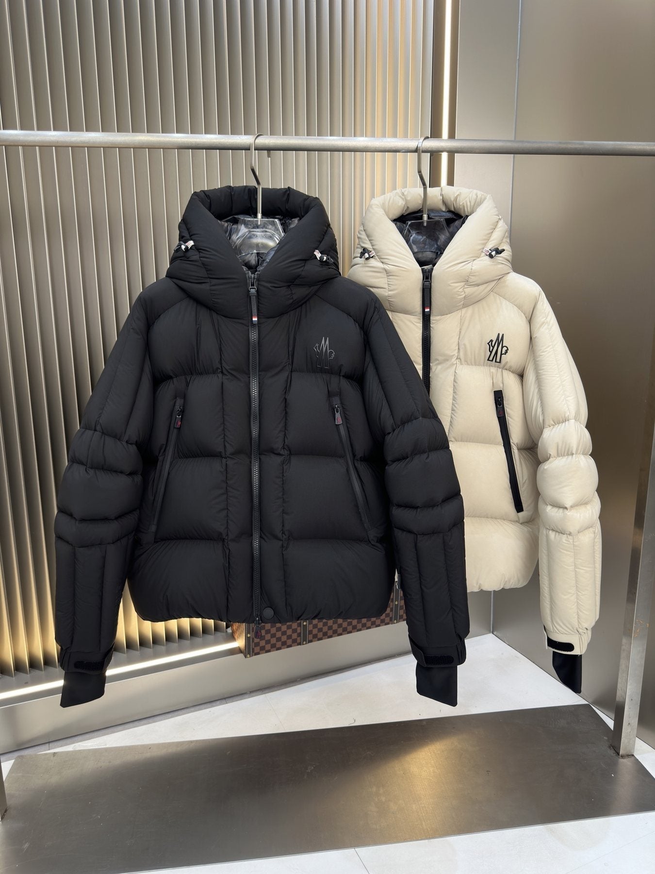 Moncler Quilted Hooded Puffer Coat — comparison