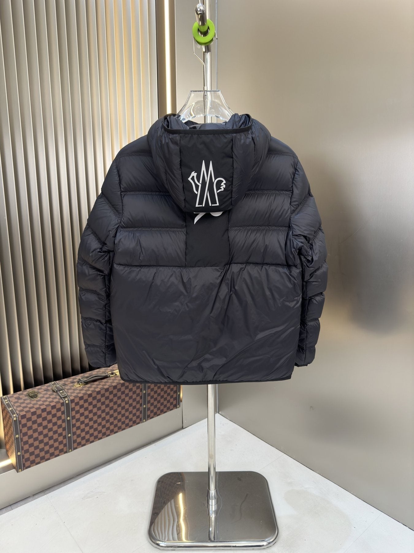 Moncler Hooded Reversible Puffer Coat — back
