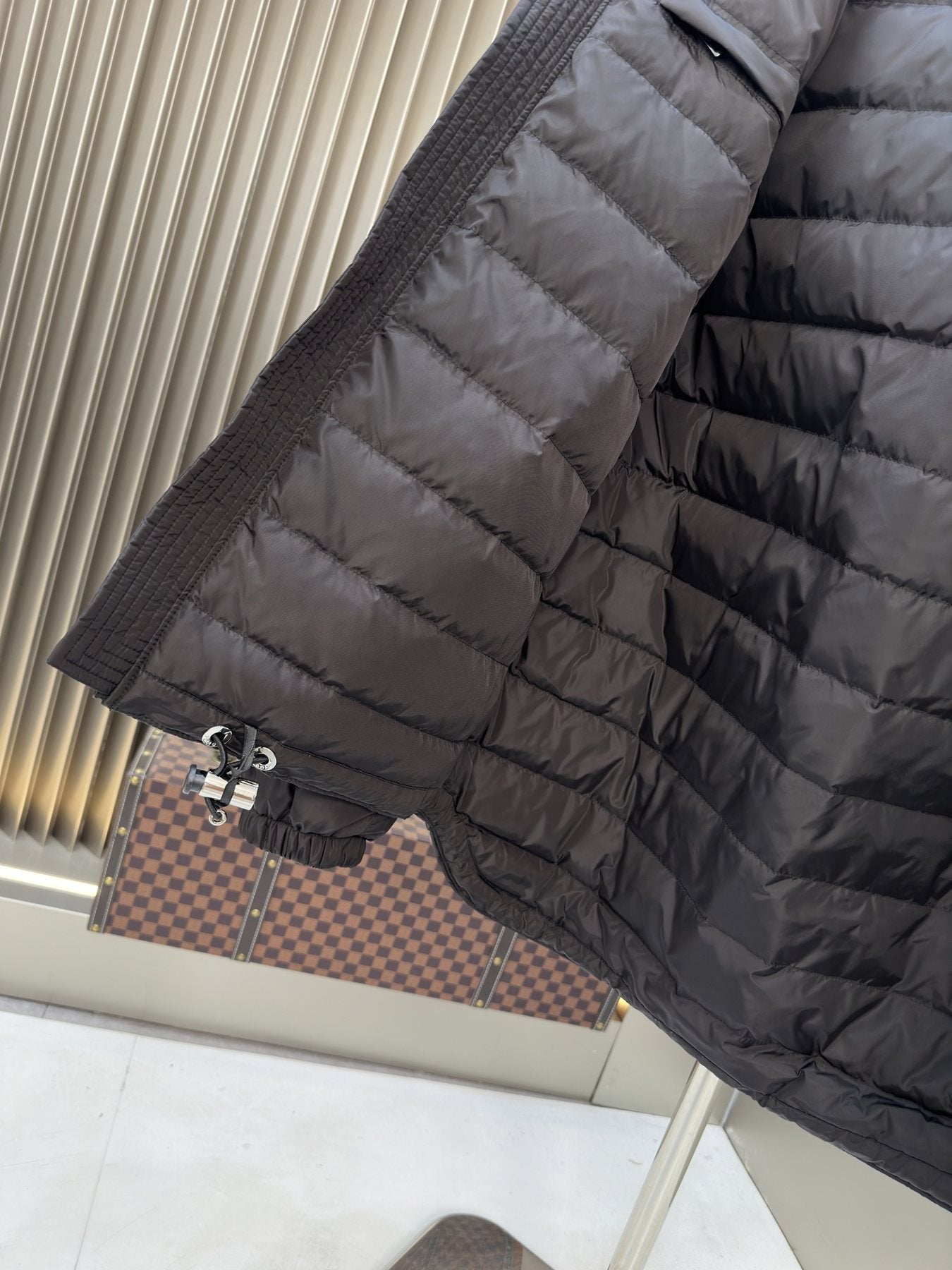 Prada Reversible Hooded Padded Jacket — detail