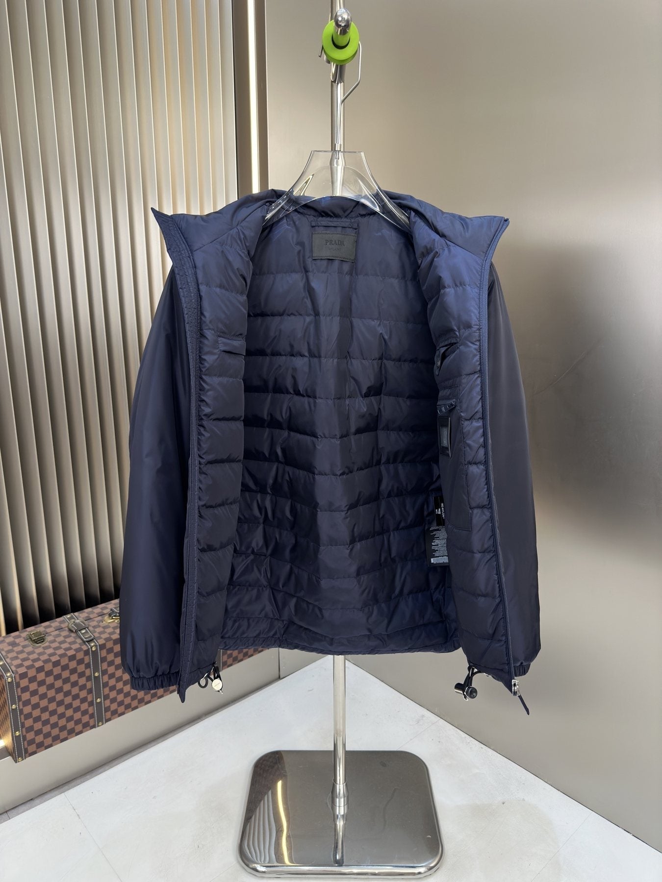 Prada Reversible Hooded Padded Jacket — detail