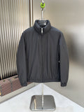 Moncler High-Collar Zip-Front Coat — hero