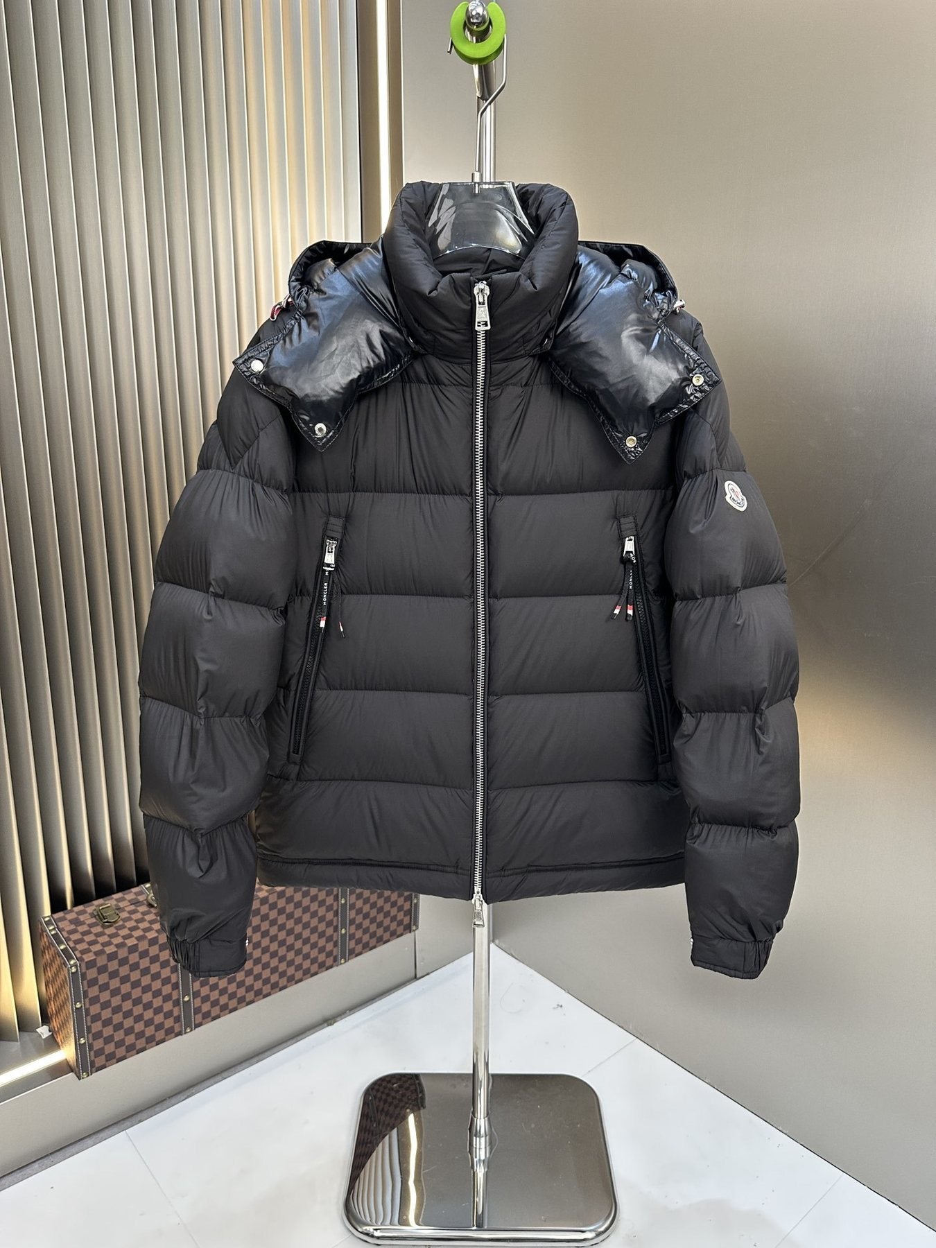 Moncler Short Down Coat — detail