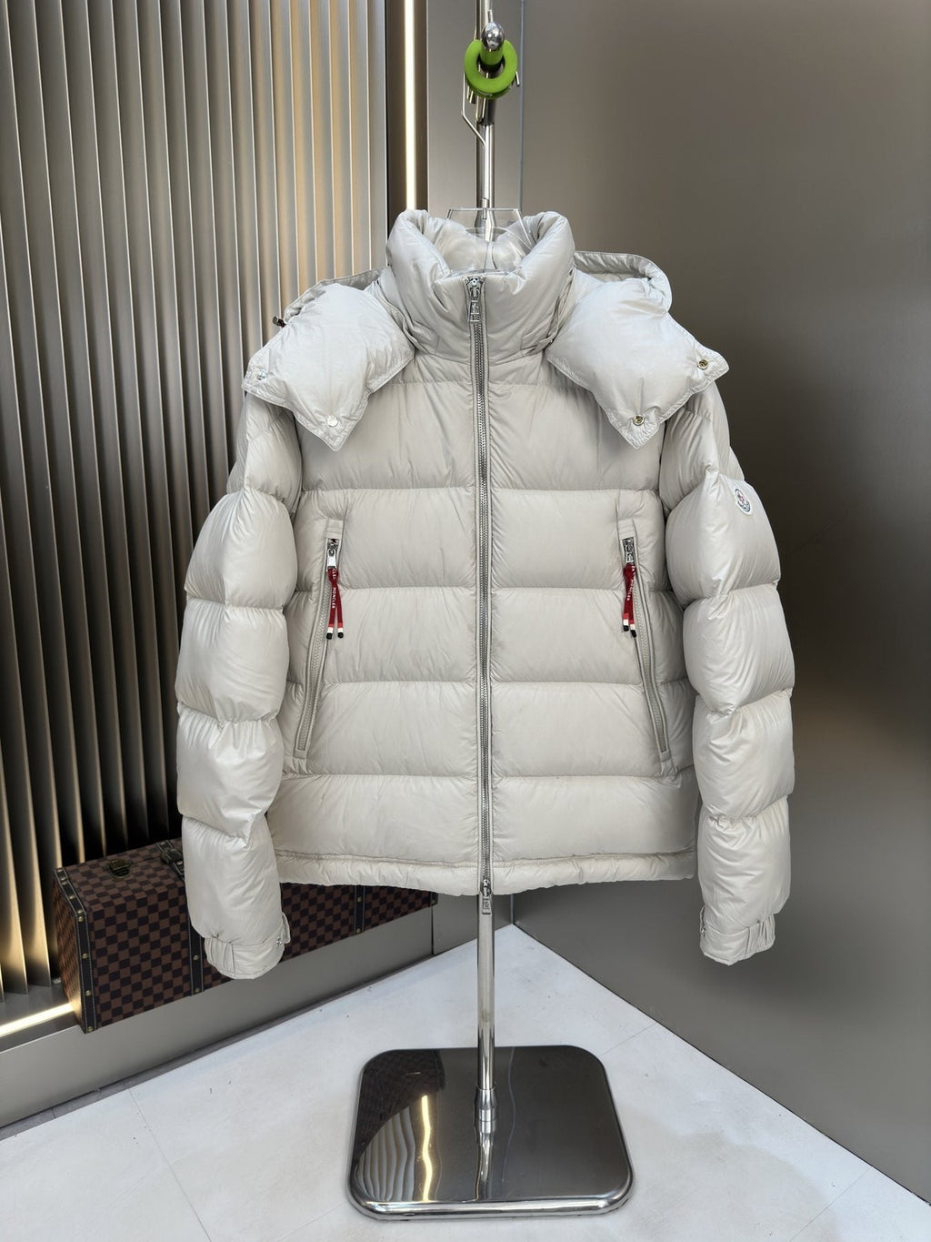 Moncler Short Down Coat — detail