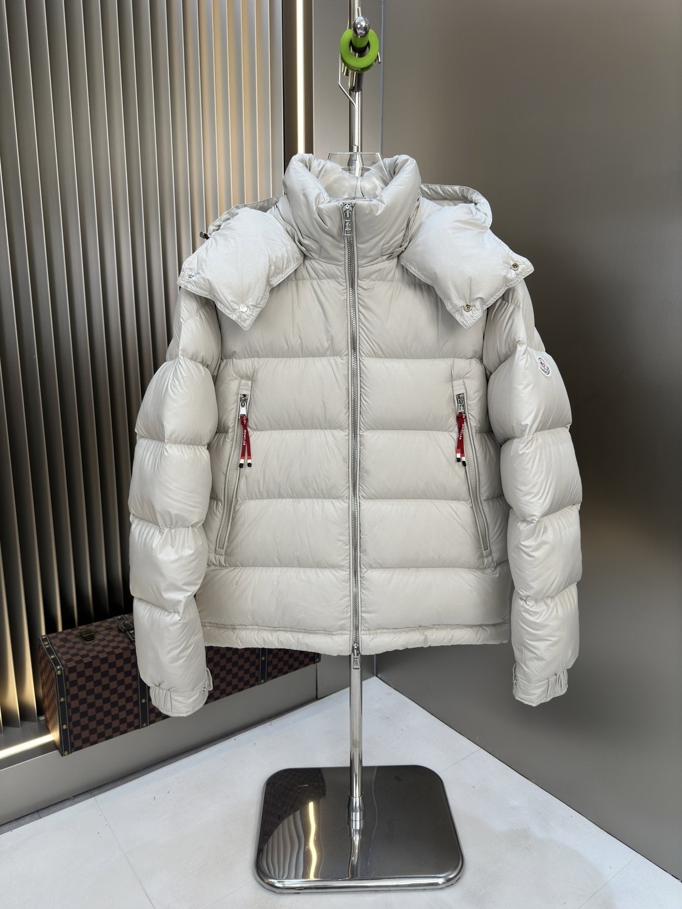 Moncler Short Down Coat — detail