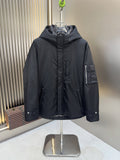 Prada Black Hooded Utility Jacket — hero