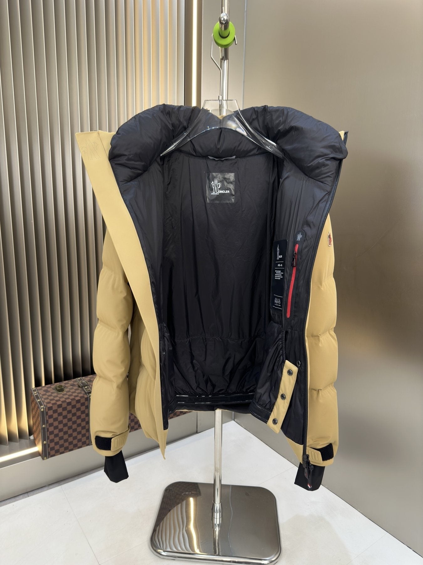 Moncler Hooded Puffer Coat — neck_label