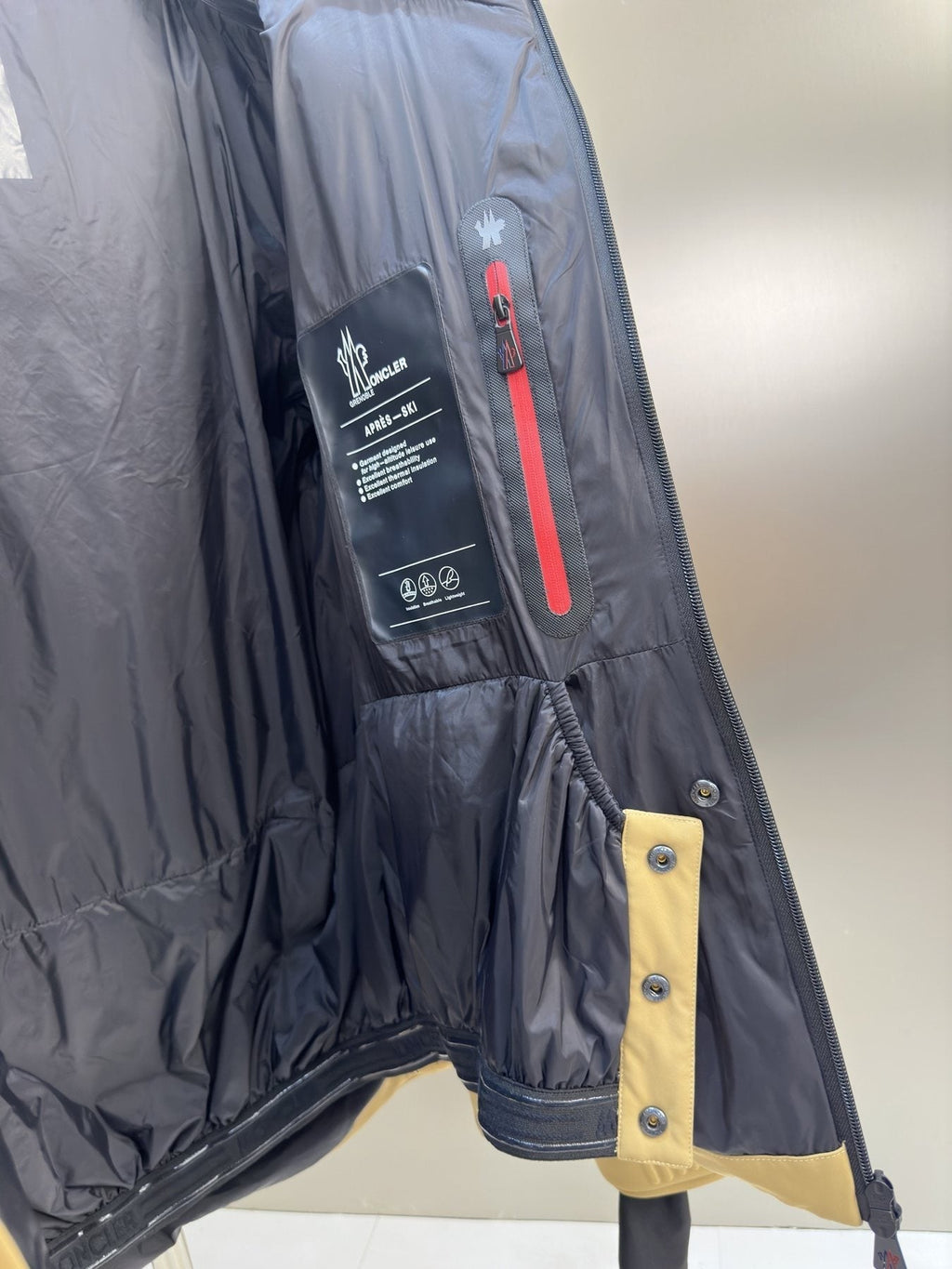 Moncler Hooded Puffer Coat — neck_label
