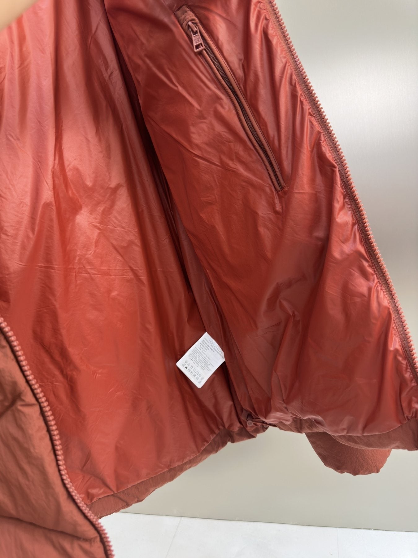 Moncler Chevron-Quilted Puffer Coat — detail